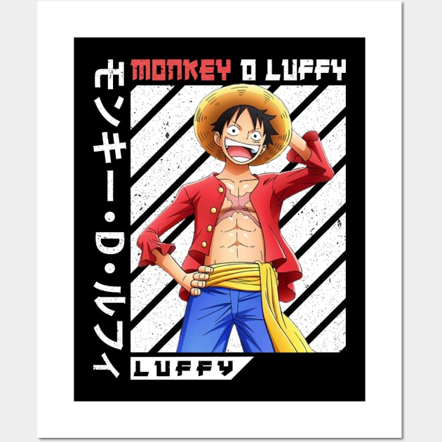 monkey d luffy Wall Art by HokiShop